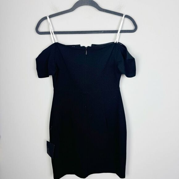 LULU’S | NEW Cheers To This Black Off the Shoulder Bodycon Dress Women’s Size M - Picture 8 of 10